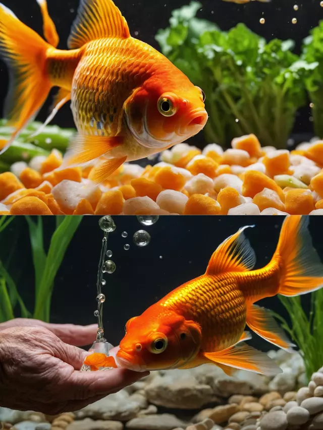 Goldfish shops fry care